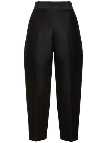 Cam Wool & Silk Faille Straight Pants - KHAITE - Modalova