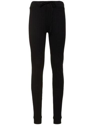 Thermal Jersey Drawstring Pants - ÉTERNE - Modalova