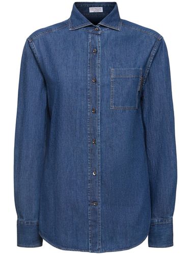 Denimhemd - BRUNELLO CUCINELLI - Modalova