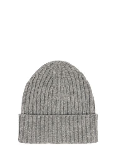 Cashmere Knit Fisherman Beanie - PIACENZA CASHMERE - Modalova