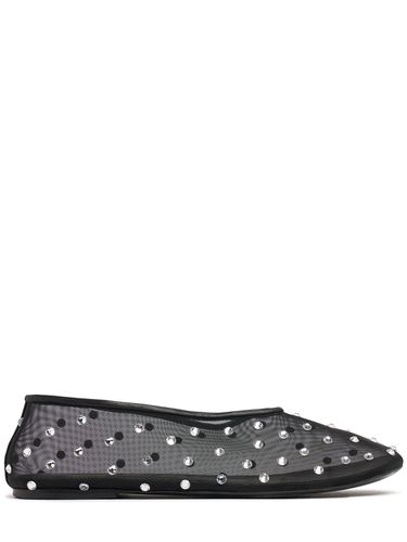 Mm Marcy Embellished Mesh Flat Shoes - KHAITE - Modalova