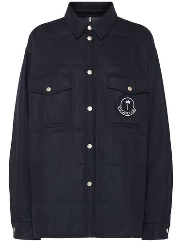 Moncler X Palm Angels Wool Down Jacket - MONCLER GENIUS - Modalova