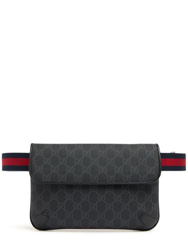 Gg Black Belt Bag - GUCCI - Modalova