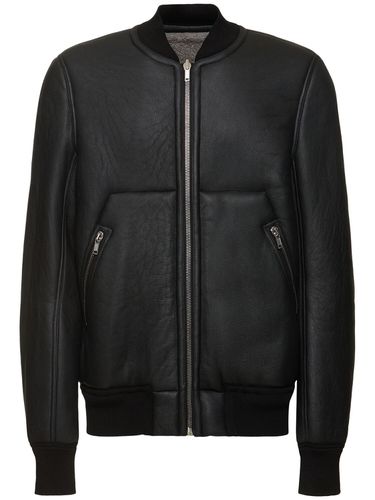 Bomberjacke Aus Shearling „classic Flight“ - RICK OWENS - Modalova