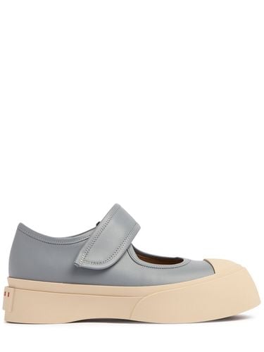 Mm Pablo Mary Jane Leather Shoes - MARNI - Modalova