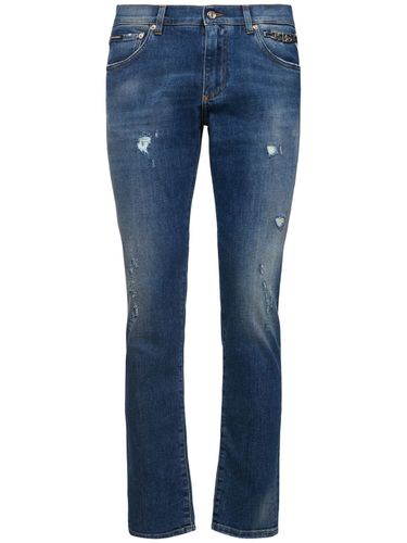 Slim Fit Denim Jeans - DOLCE & GABBANA - Modalova