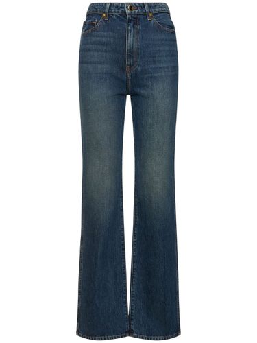 Danielle High Rise Straight Denim Jeans - KHAITE - Modalova