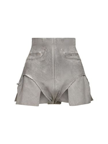 Dirt Denim Cutoff Shorts - RICK OWENS DRKSHDW - Modalova