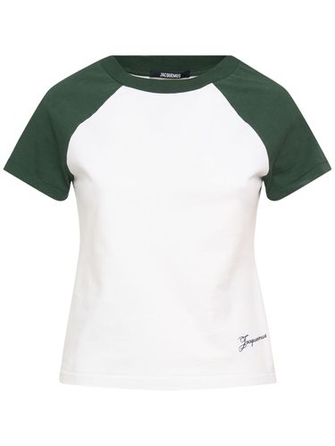 Le Mini Tshirt Baseball Bicolor T-shirt - JACQUEMUS - Modalova