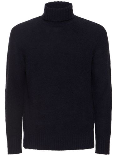 Wool Knit Turtleneck Sweater - PIACENZA CASHMERE - Modalova