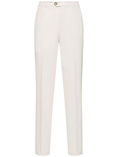 Cotton Gabardine Straight Pants - BRUNELLO CUCINELLI - Modalova