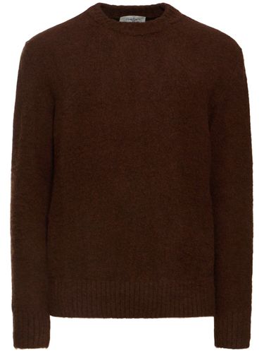 Wool Knit Crewneck Sweater - PIACENZA CASHMERE - Modalova