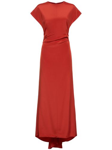 Neveah Silk Blend Long Dress - TOVE - Modalova