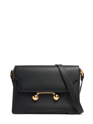 Medium Trunkaroo Leather Shoulder Bag - MARNI - Modalova