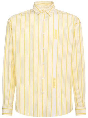 Camicia La Chemise Simon In Cotone Con Logo - JACQUEMUS - Modalova