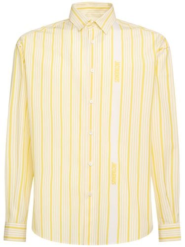 La Chemise Simon Cotton Logo Shirt - JACQUEMUS - Modalova