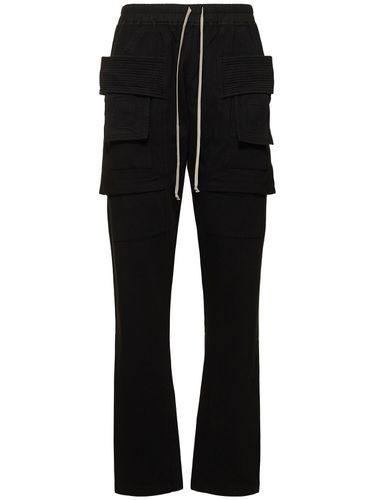 Creatch Cotton Drawstring Cargo Pants - RICK OWENS DRKSHDW - Modalova