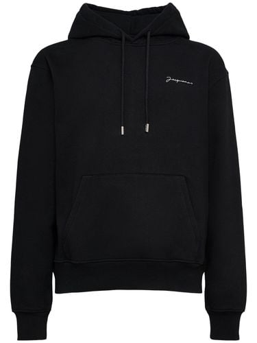 Le Sweatshirt Brode Cotton Hoodie - JACQUEMUS - Modalova