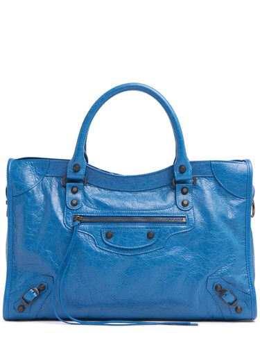 Medium Le City Arena Storico Leather Bag - BALENCIAGA - Modalova