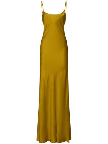 Cami Satin Open Back Long Dress - VICTORIA BECKHAM - Modalova