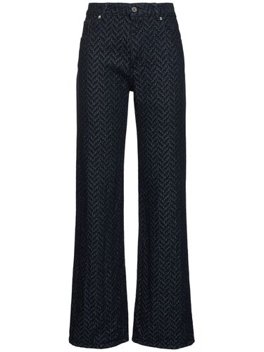 Denim Low Rise Straight Jeans - MISSONI - Modalova