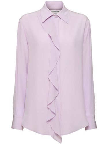 Ruffled Silk Shirt - VICTORIA BECKHAM - Modalova