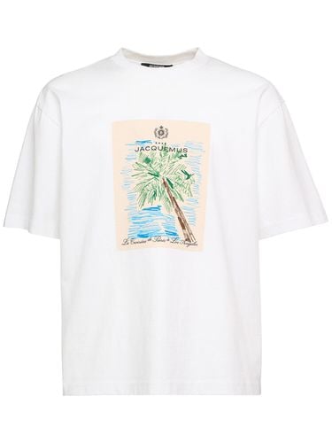 Le T-shirt Marino Cotton Logo T-shirt - JACQUEMUS - Modalova