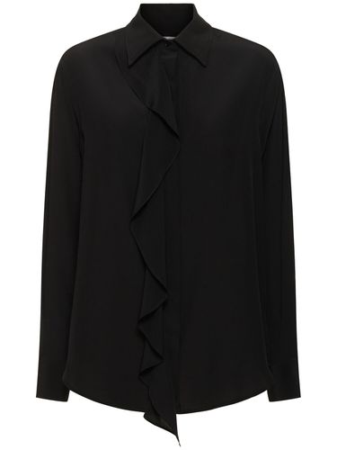 Ruffled Silk Shirt - VICTORIA BECKHAM - Modalova