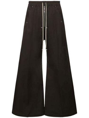 Wide Bela Cotton Poplin Pants - RICK OWENS - Modalova