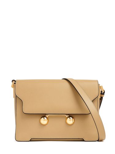 Medium Trunkaroo Leather Shoulder Bag - MARNI - Modalova