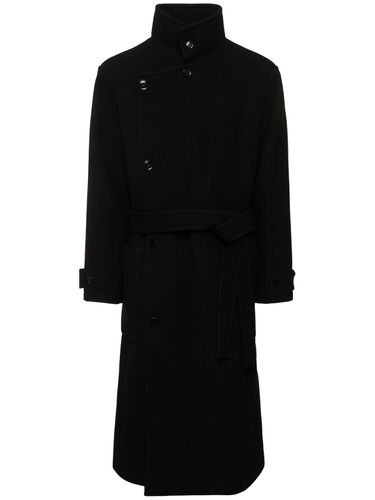 Wool Blend Wrap Coat - LEMAIRE - Modalova