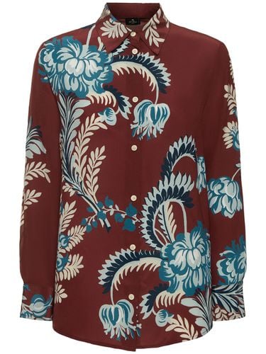 Printed Silk Shirt - ETRO - Modalova