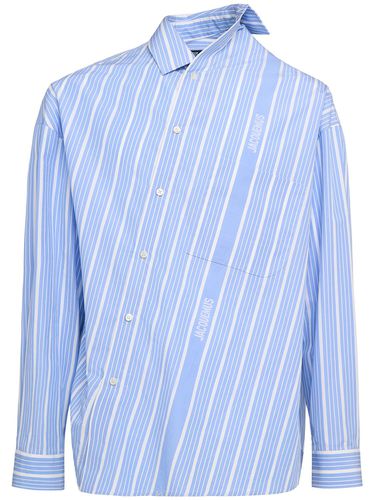 La Chemise Cuadro Asymmetric Shirt - JACQUEMUS - Modalova