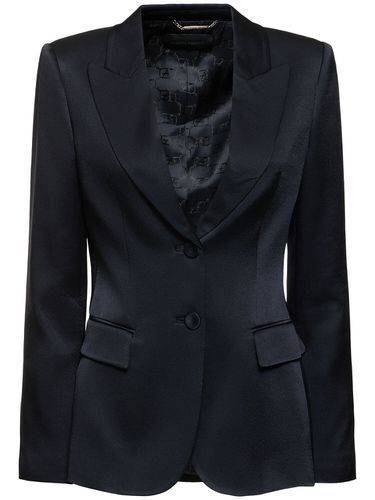 Satin Single Breast Blazer - ALBERTA FERRETTI - Modalova