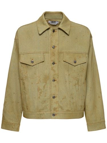 Tea Wash Denim Jacket - MSGM - Modalova