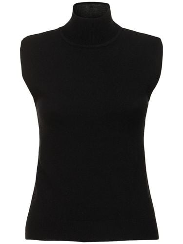 Wool & Cashmere Knit Sleeveless Top - ALBERTA FERRETTI - Modalova