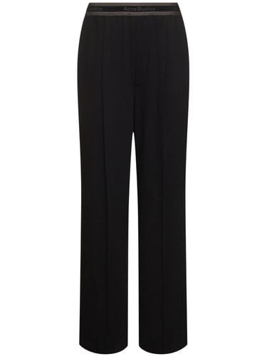 Parika Fluid Wool Blend Suiting Pants - ACNE STUDIOS - Modalova