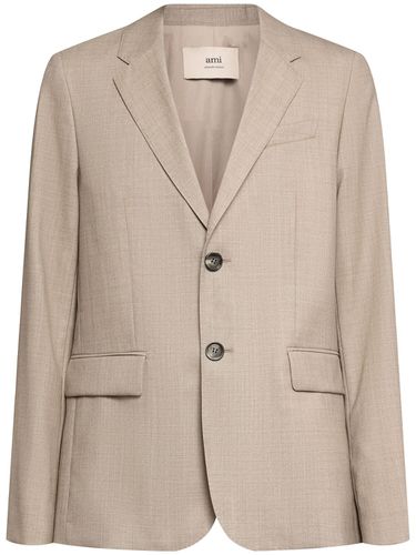 Tailored Wool Jacket - AMI PARIS - Modalova