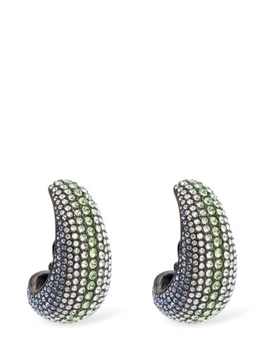 Large Sublima Crystal Hoop Earrings - SWAROVSKI - Modalova