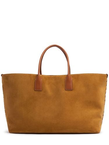 Large Cabat Leather Tote Bag - BOTTEGA VENETA - Modalova