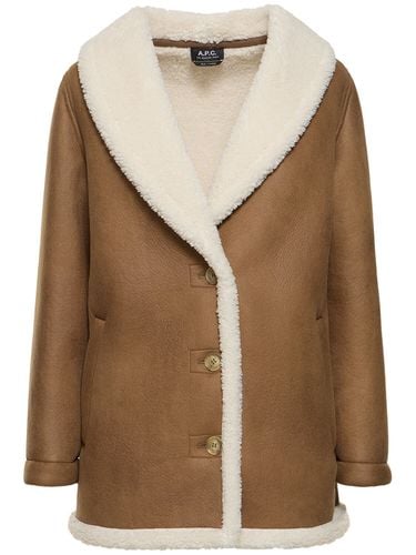 Vanessa Faux Shearling Coat - A.P.C. - Modalova