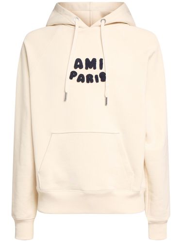 Hoodie Aus Baumwollmischung - AMI PARIS - Modalova