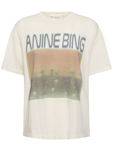 Cade Cotton Jersey T-shirt - ANINE BING - Modalova