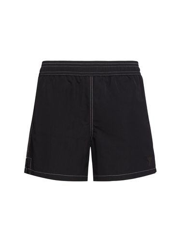 Nylon Swim Shorts - AMI PARIS - Modalova