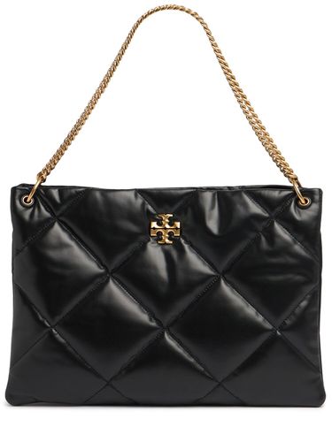 Kira Diamond Quilt Leather Hobo Bag - TORY BURCH - Modalova