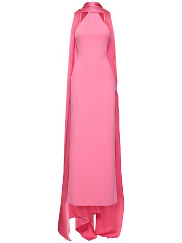 Ophelia Crepe & Satin Maxi Dress - SOLACE LONDON - Modalova