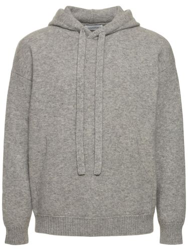 Knitted Cashmere Blend Hoodie - LANEUS - Modalova