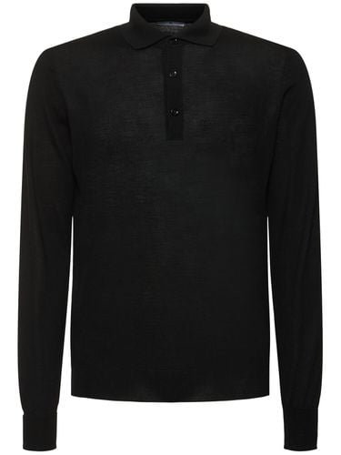 Long Sleeve Wool Polo Sweater - PT TORINO - Modalova