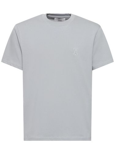 Adc Logo Cotton T-shirt - AMI PARIS - Modalova