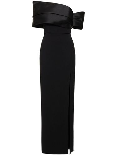 Alexis Twill & Crepe Maxi Dress - SOLACE LONDON - Modalova